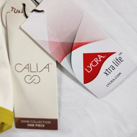 New With Tags CALIA by Carrie Underwood Racerback One Piece Swimsuit Size 12 - Picture 6 of 7